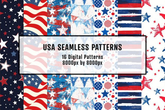 American Patterns, Stars and Stripes: A Vibrant Resource for Designers and Creators