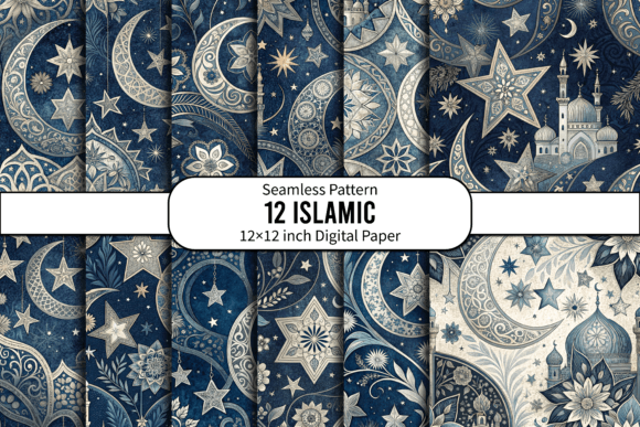 Celestial Starry Islamic Patterns