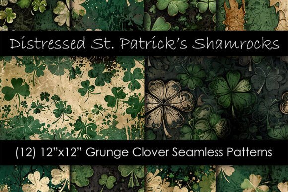 Distressed St. Patrick’s Day Patterns