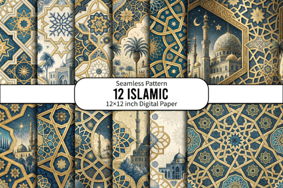 Elegant Islamic Seamless Patterns