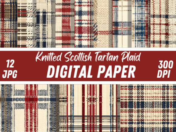 Knitted Scottish Tartan Plaid Patterns: A Timeless Design for Creative Projects