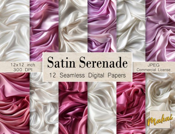Purple Satin Textures Seamless Patterns