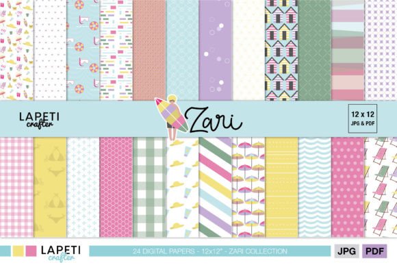 Summer Sublimation Backgrounds Patterns